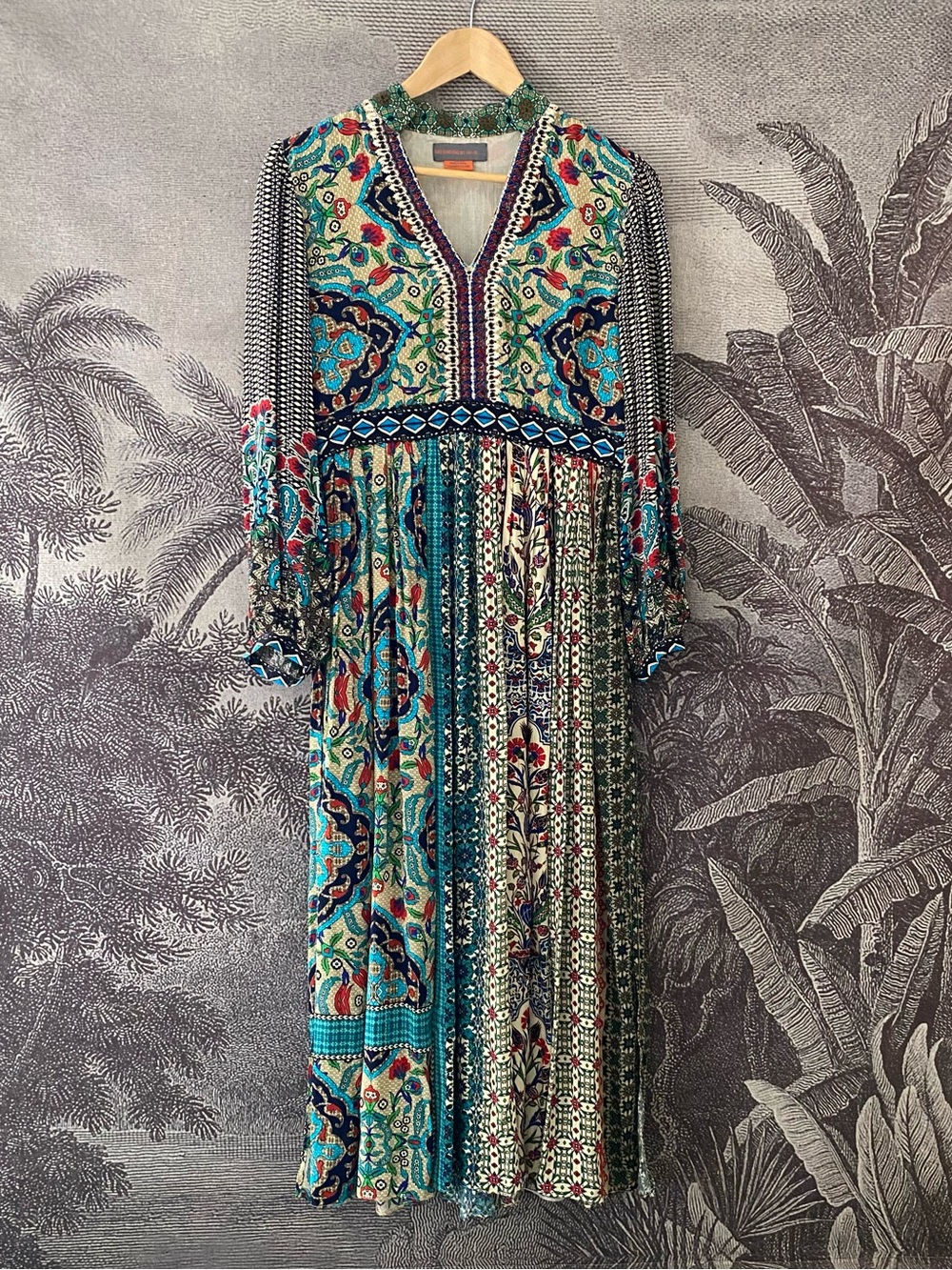 Bhanuni by Jyoti bohemian maxi dress, size 8